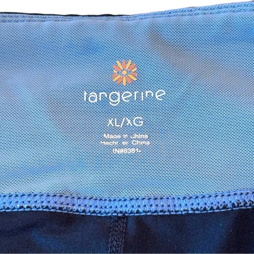 Tangerine Size XL Leggings Yoga Athletic Capri Pants Dark Gray Blue - Picture 5 of 7